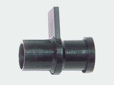 Obturateur à curseur transversal Ø 18 mm passage libre Ø 16 mm