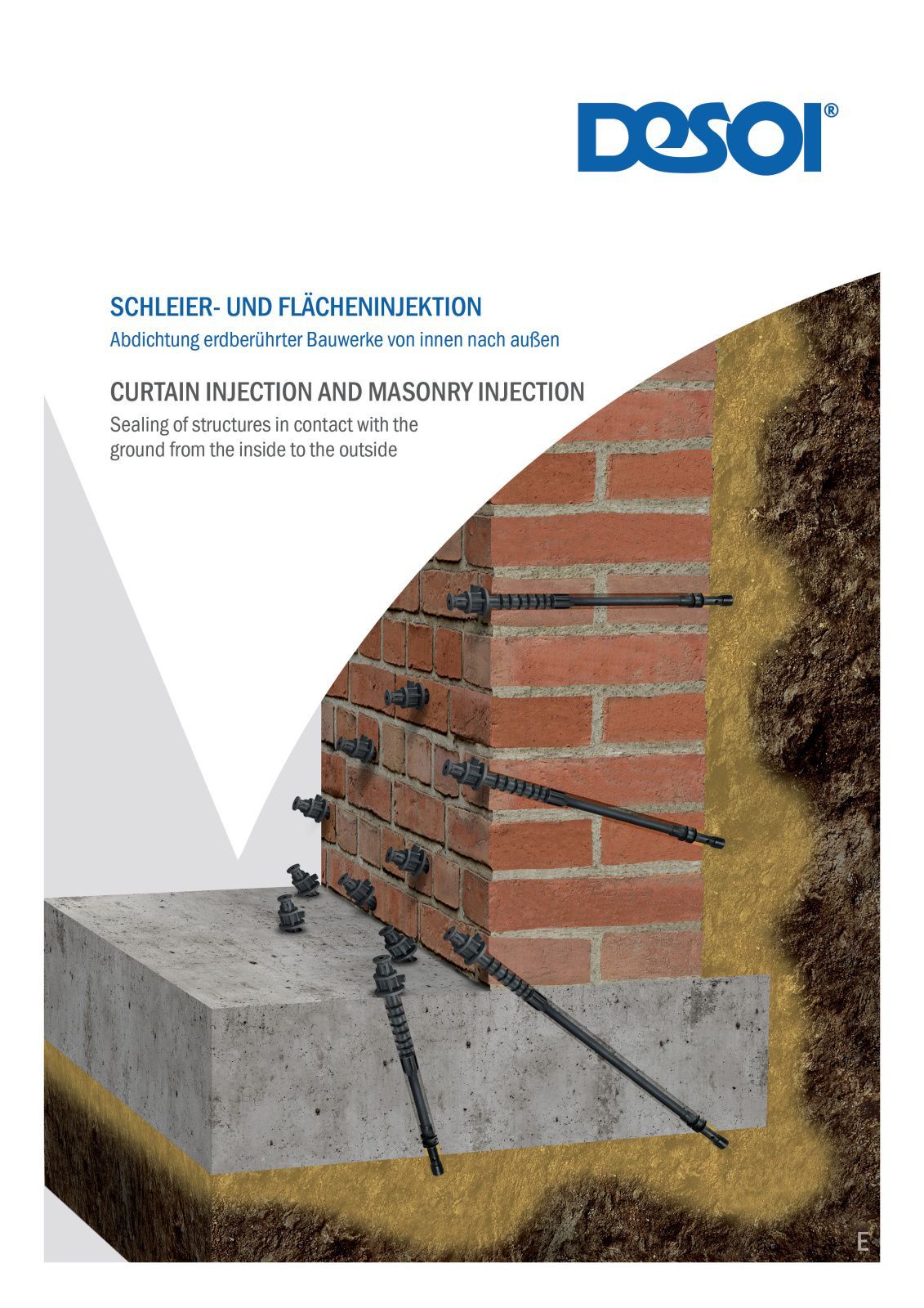 Curtain injection and masonry injection