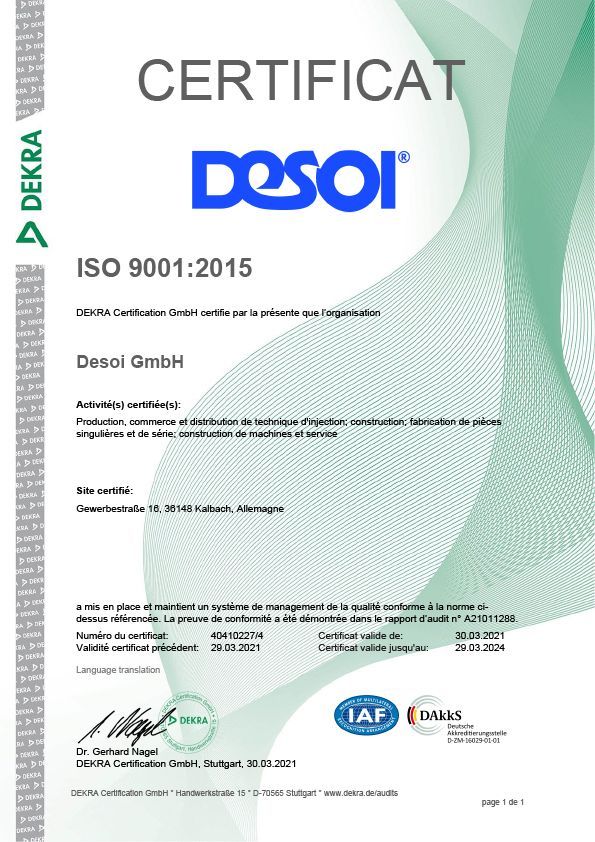 Qualitätsmanagement ISO 9001:2015